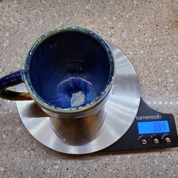 Drip Glaze Studio Art Pottery Coffee Cup Mug Signed Hand Made 4" Tall - Picture 8 of 8